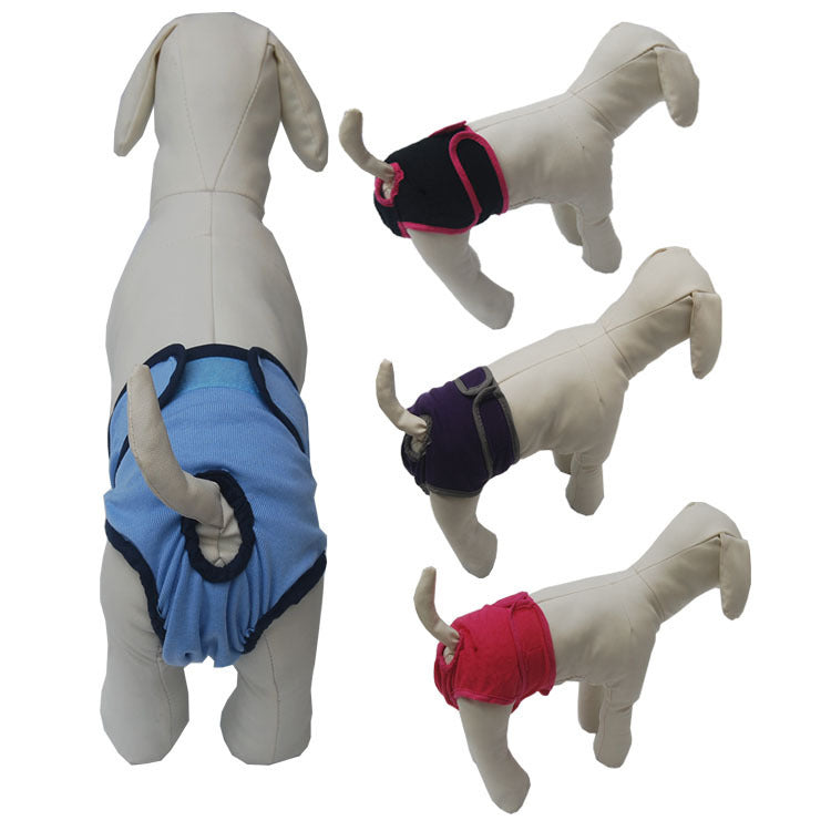 Adjustable Waterproof Dog Diapers & Puppy Pants – Cute Pattern, Comfortable & Leak-Proof Pet Hygiene Wear